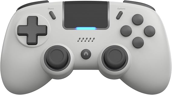 Retro Fighters Mantis Mini Wireless Bluetooth Controller Retro Gray PS4 & PC Compatible | Equipped with Hall Effect Sensor | Rear Button Program | Variable Trigger Stop | Equipped with Gyro Function | Compact Size