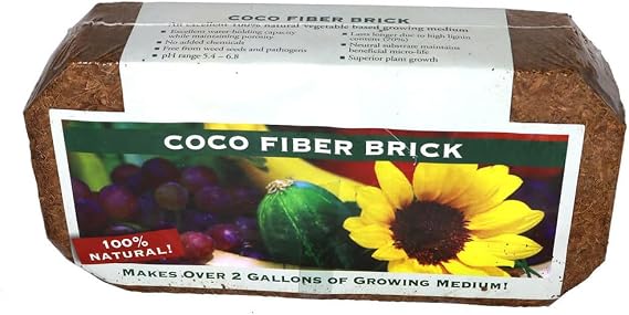 Coco Brick - for Composting Toilets, Seed Starting, and Soil Amendment