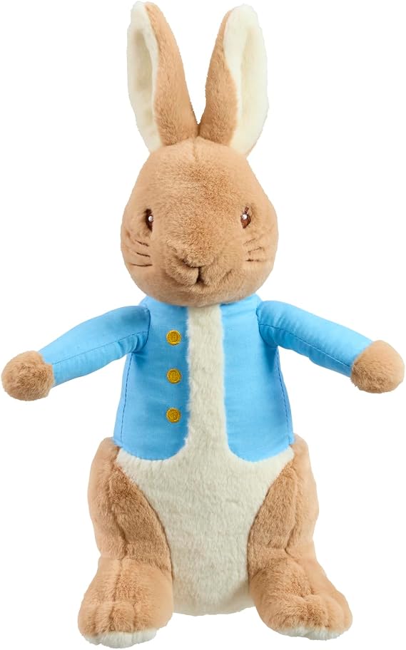 Rainbow Designs Official Peter Rabbit Large 24cm - Newborn Baby Gifts - Big Plushies - Stuffed Animal - Beatrix Potter - Cuddly Soft Toy