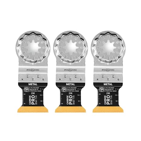 Fein Starlock E-Cut Carbide Pro Saw Blade, 1-1/4" Width, 1-5/8" Length