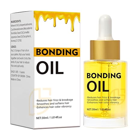 Hair Bonding Oil Hair Treatment Oil Deep Moisturising Serum for Dry Damaged & Coarse Hair Hair Growth Oil High Shine Hair Oil Anti Frizz Strengthen & Smooth for All Hair Types