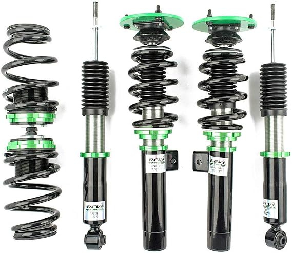 Rev9 R9-HPX-1051_2 Hyper-Street ONE Coilover Lowering Kit, Adjustable, Compatible With BMW 3-Series Coupe/Convertible RWD (E46) 2000-06