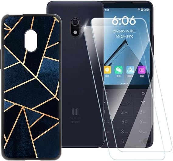 Tempered Glass and Case for Xiaomi Duoqin F22 Pro - Stripe
