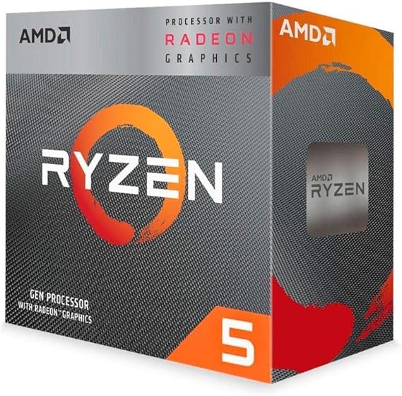 AMD Ryzen 5 4600G 6 Core 12 Thread Unlocked Desktop Processor with Wraith Stealth Cooler