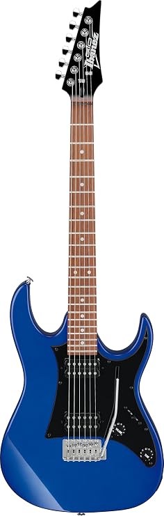 Ibanez GRX20Z JB Jewel Blue Electric Guitar | Poplar body with floating tremolo and 22 frets for practice, performance and recording
