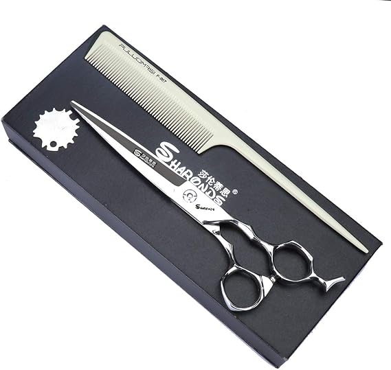 7 Inch Axemoore Professional hair scissors, with scissors, comb adjustment