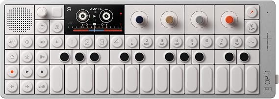 teenage engineering OP-1 field portable synthesizer, sampler and drum machine with built-in speaker, microphone, effects and vocoder