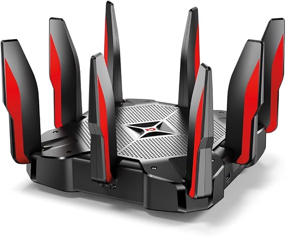 TP-Link WiFi Router Gaming Wireless LAN Router Tri-Band MU-MIMO AC5400 2167 + 2167 + 1000 Mbps Archer C5400X