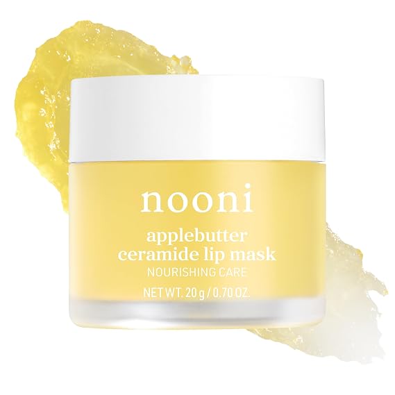 nooni Applebutter Ceramide Overnight Lip Mask for Dry Cracked Lips