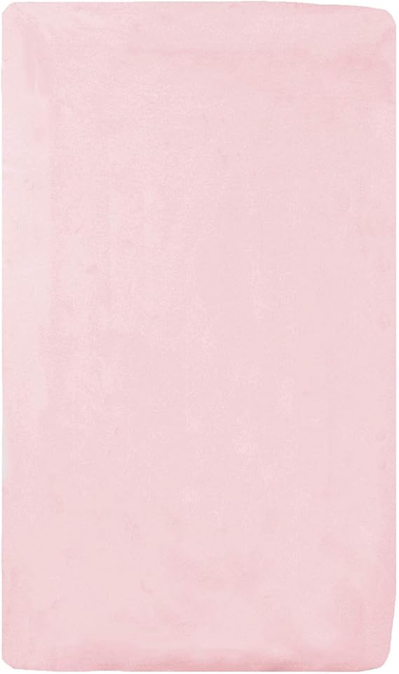 TL Care 100% Natural Breathable Cotton Jersey Knit Fitted Bassinet Sheet, Pink, 15" x 33", Soft Breathable, for Girls