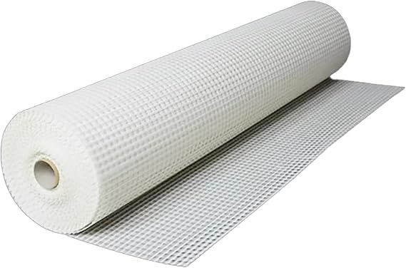 Fiberglass Mesh Enhanced Wall Reinforcement Easy Installation Anti-Cracking Plastering Mesh for EIFS, Stucco, Tiling Gypsum Durable Fiber Glass Cloth Mat(Size:1 * 50m / 39in*164ft)