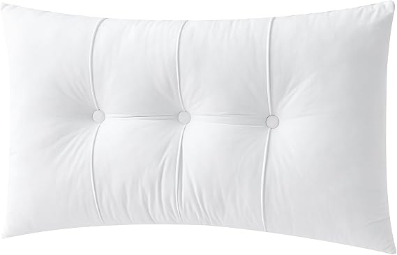 DormCo Rainha - Plush Tufted College Headboard - White