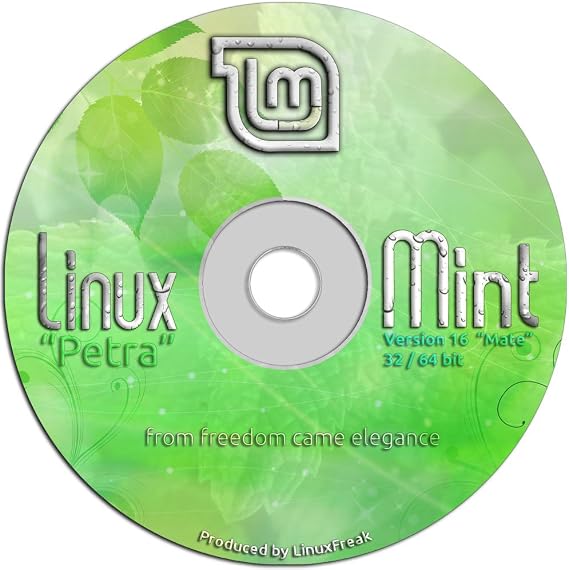 Linux Mint 16 Special Edition DVD - Includes both 32-bit and 64-bit MATE versions