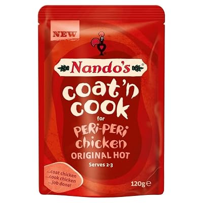 Nandos Coat n Cook Peri Peri Chicken Original Hot 120g - Pack of 2