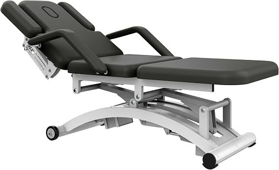 GreenLife - Silverfox 2241C-3 Motors Professional Electric Massage Table Bed,White