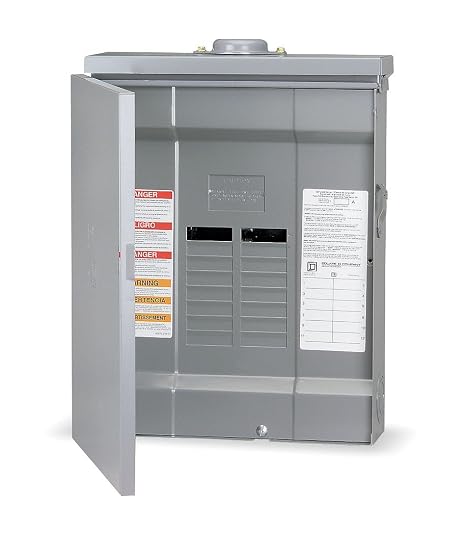 Square D Qo312L125Grb Ld-Cntr Box & Int