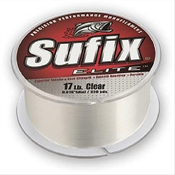 Sufix Elite 17 lb Fishing Line (330 YD Spool)