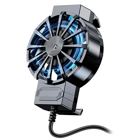 Cellphone Cooler Game Portable Cooler Cooling Fan USB Powered Heat Sink Suitable for 4 to 6.7in Smartphones