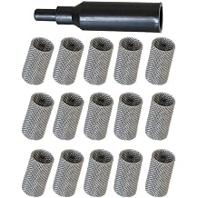 For Diesel Air Parking Heater Mesh Strainer Screen 16PCS for Car Glow Burner Filter Compatible with Different Parking Heater Models (16PCS)