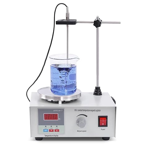 Magnetic Stirrer Hot Plate Magnetic Mixer 2000ml Lab Hot Plate with Magnetic Stirrer with Digital Temperature Display,Speed Adjusting,Hotplate and Magnetic Stirrer Bar