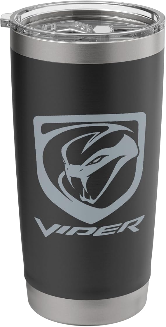 Dodge Viper Logo Stainless Steel Insulated Tumbler