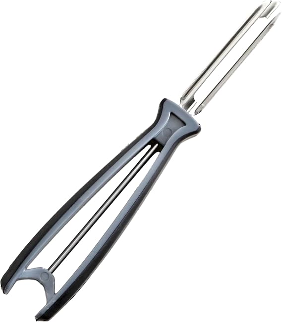 Linden Sweden Soft Grip Peeler - Gray 9 x 2.5 x 6.5 Inches, Made In Sweden | Rust Resistant Vegetable Peeler with Ergonomic Handle for Safety & Control Dishwasher Safe Potato Peelers For Kitchen
