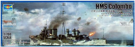 TRUMPETER 06742 1/700 Royal Navy Light Cruiser HMS Colombo Plastic Model