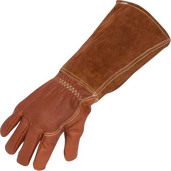 Falconry Elbow Length Protective Animal Handling Gloves Men's Sizes XS, Small, Med, Large, XL, XXL
