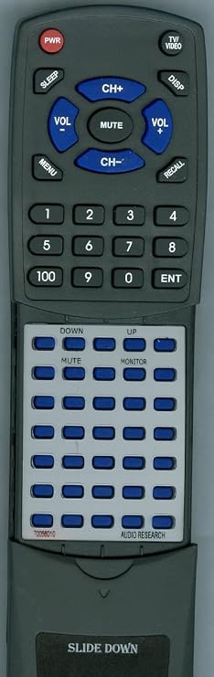 Replacement Remote Control for Audio Research 70056010, LS9, Model R9