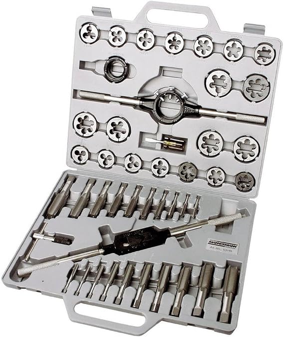 Brueder Mannesmann Tools M53245 Thread-Cutting Set 45 Pieces