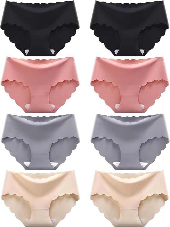 Teen Girls Underwear Seamless Tagless No Show Panties Size 10 12 14 16