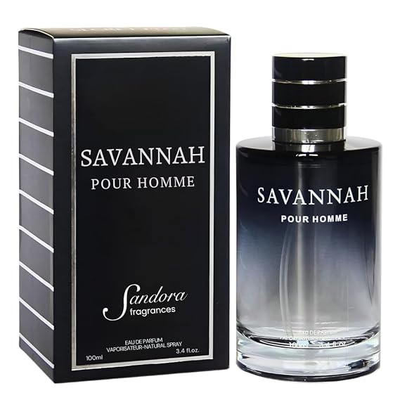 Sandora Fragrances Men's Cologne INSPIRED by A WORLD RENOWNED MEN'S PERFUME Calabrian Bergamot, Pepper, Lavender, Cedar Fresh, Spicy, Woody, Aromatic Long-Lasting Eau de Parfum 3.4 fl oz