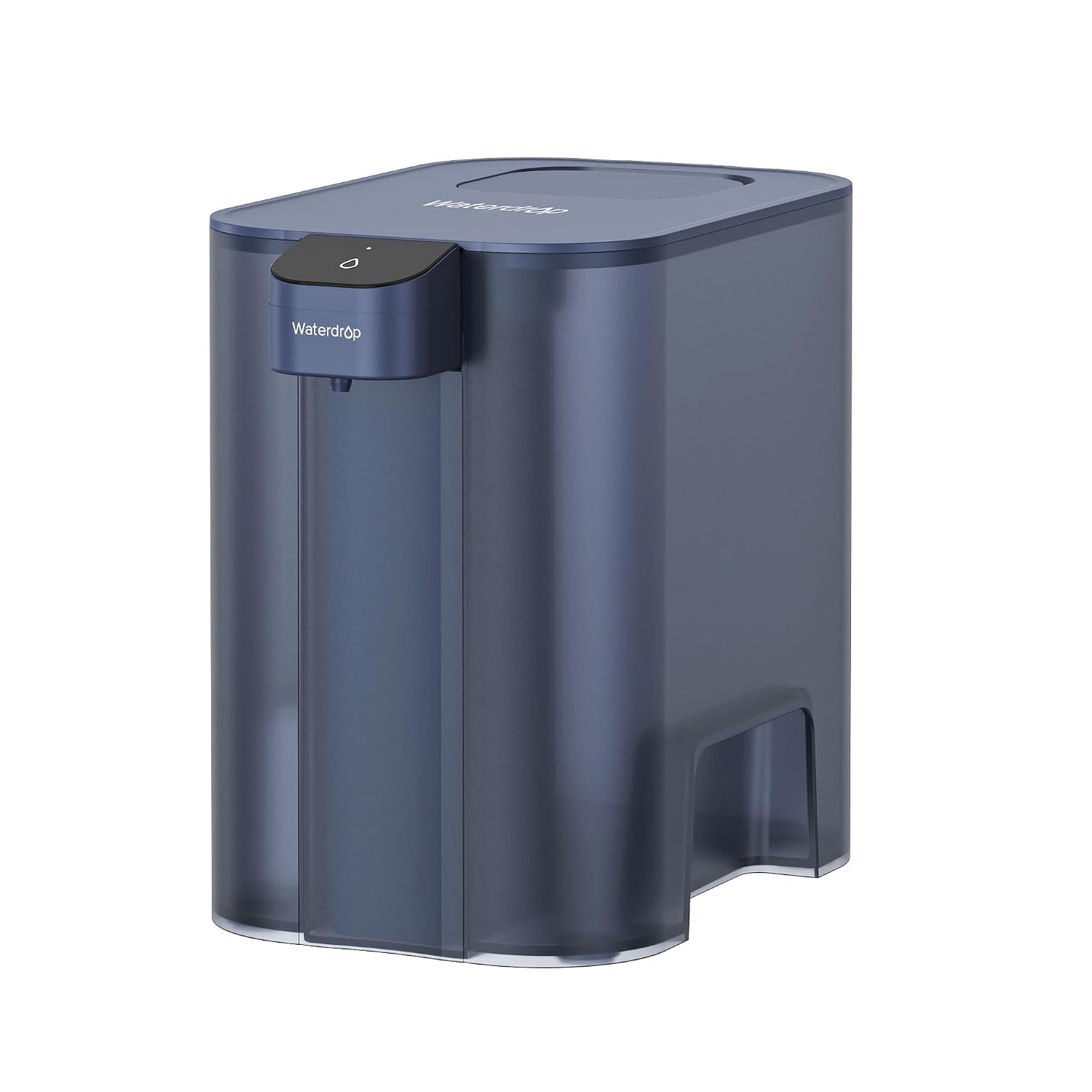 Waterdrop Mega Instant Electric Water Filter Jug with 3 Months Filter, 6L Countertop Water Filter System, Reduces Chlorine, Lead, Mercury, Reduce PFAS, PFOAPFOS, 757 Litres, Blue 1 Filter Included