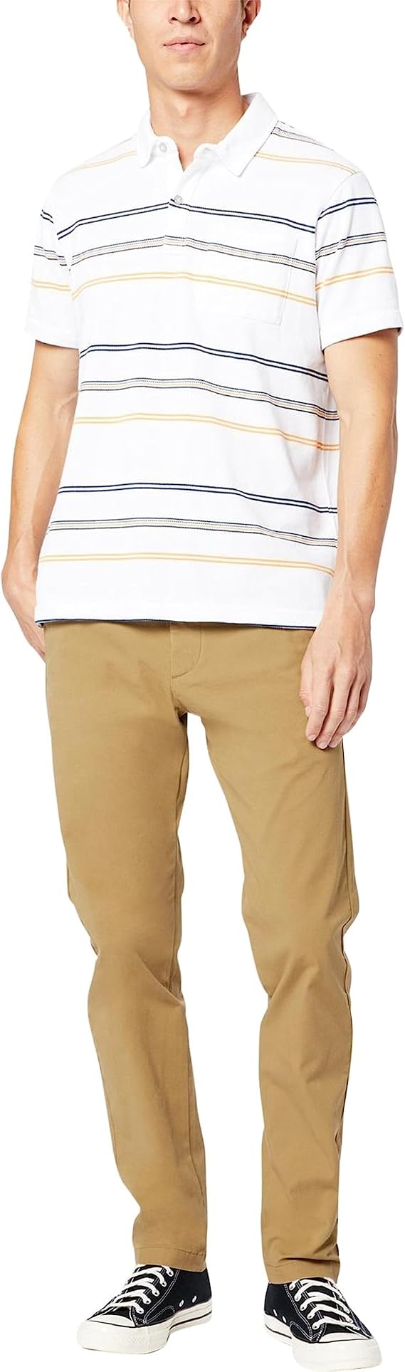 Dockers Men's Crafted Khaki Slim Trousers