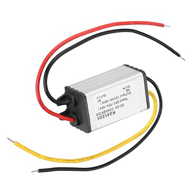Fafeicy Step Down Power Supply, 24V to 12V DC-DC Converter Aluminum Shell Step Down Power Supply for Robots, Photovoltaic Panels, Pumps, CNC Equipment, 5A GYVRM-K241205