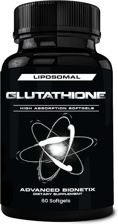 Advanced Bionetix 850mg Liposomal Glutathione Supplement | 60 Total Liposomal Softgels | Antioxidant Supplement w/Gluta-IVTM, 100X Absorption Over Powder Glutathione