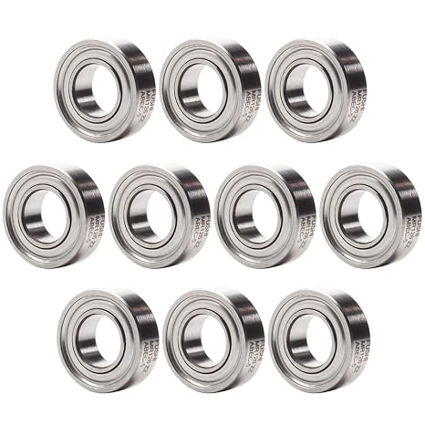 10 Pack 6x12x4mm Metal Shielded ABEC-5 High Precision Miniature Ball Bearings L-1260ZZ (MR126ZZ)