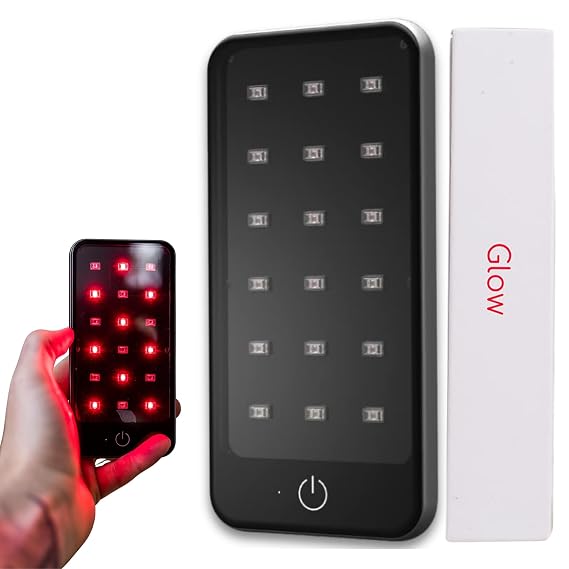 BioLight Glow | Handheld Red Light Therapy Device | Red & Near-Infrared LEDs | Anti-aging Skincare