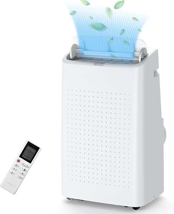 Acekool 15,000BTU Portable Air Conditioners Cools 850 Sq.Ft., Portable AC Units for Rooms with Remote Control, 3-in-1 Quiet AC Unit, Air Cooler for Bedroom Room Kitchen Camping
