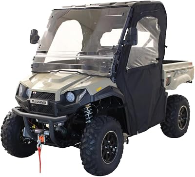 Massimo Motor T-Boss 410  410x Soft Cab Enclosure UTV & ATV Accessory, Black, Nylon PN Y550410711