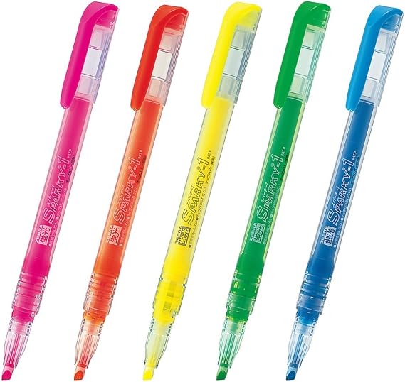 Zebra Sparky-1 Fosforlu Kalem 5Li Pvc