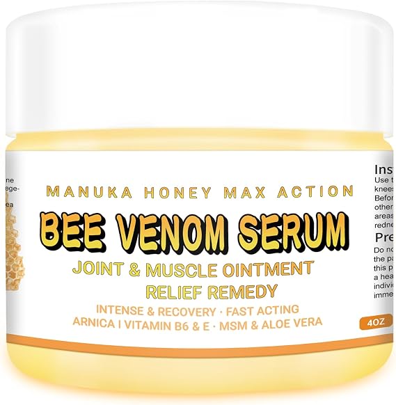 Bee Venom Cream,Joint Gel, Bone, Professional Bee Venom Joint & Bone Cream, Suitable for Back, Knee, Hands, Neck, Feet