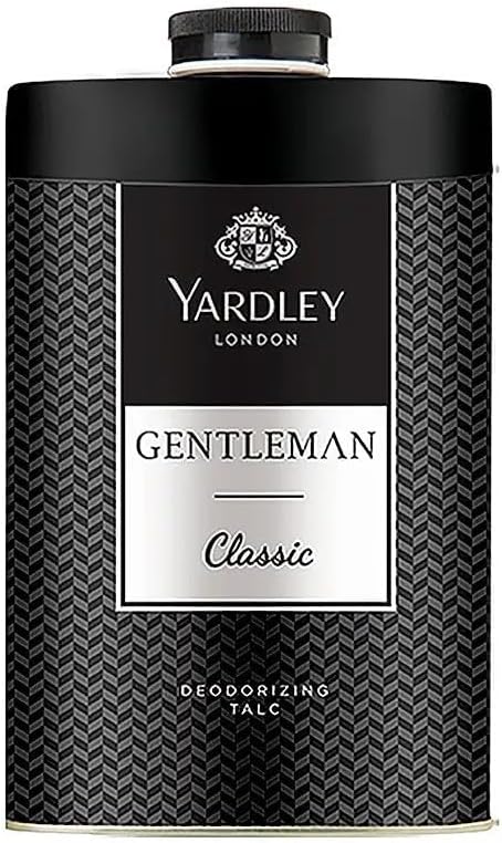 Yardley London Gentleman Deodorizing Talc Talcum Powder For Men 100GmYardley London Gentleman Deodorizing Talc Talcum Powder For Men 100Gm