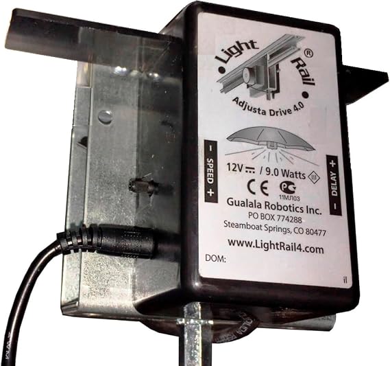 Light Rail 4.0 AdjustaDrive Motor, No Rail, Robotic Grow Light Mover Genuine and Solidly Made in The USA
