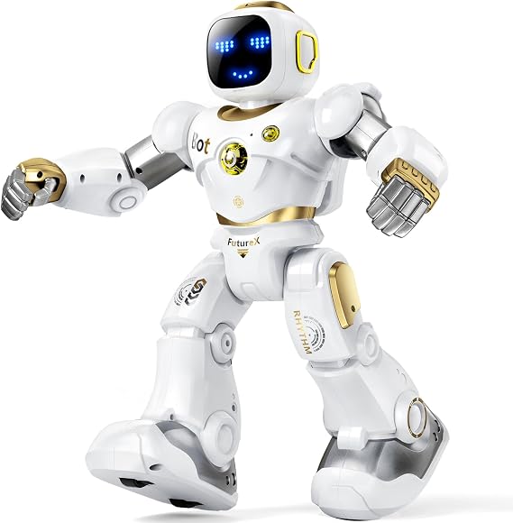 Ruko 1088 Programmable Robot Toy for Kids, STEM Learning Gift, Gold