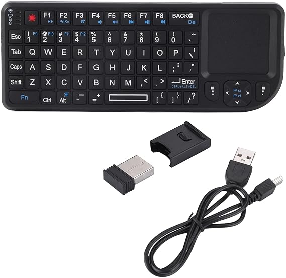Ejoyous Touch Keyboard Mini Thin USB Rechargeable Touchpad w/Backlit