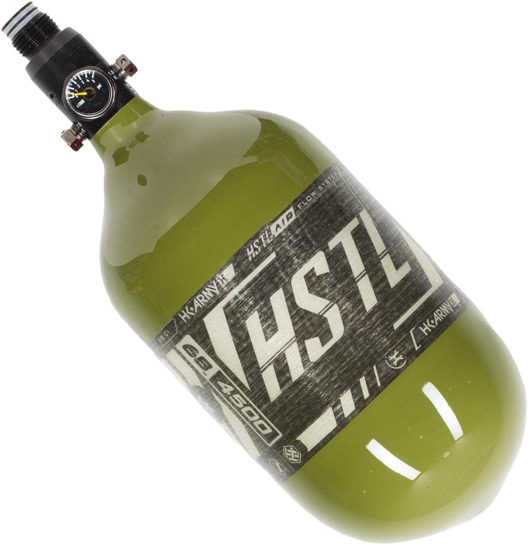 HK Army 68ci 4500psi HPA Paintball Tank - HSTL Carbon Fiber