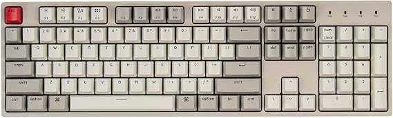 Keychron C2 Full Size Wired Mechanical Keyboard, Brown Switch, Retro