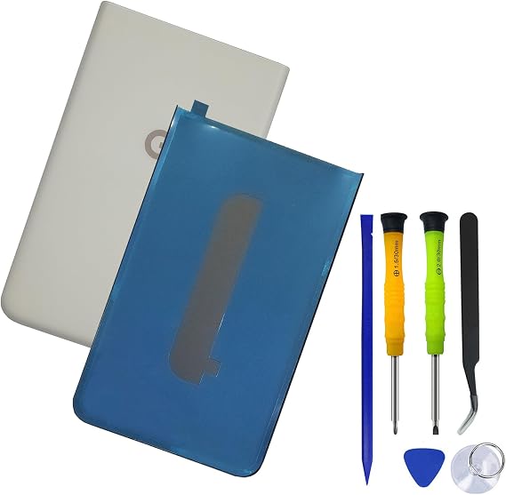 Pixel 8 Pro Back Glass Replacement for Google Pixel 8 Pro Back Cover Glass Housing Door with Pre-Installed Tapes + Tools Porcelain