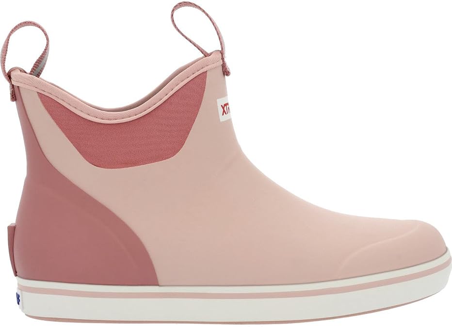 XTRATUF Women's Ankle Deck Boot, Blush Pink, Size 9(M)